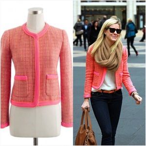 J Crew Boucle Jacket